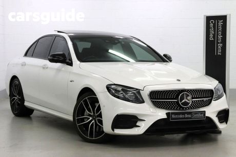 White 2018 Mercedes-Benz E53 Saloon 4Matic+ EQ (hybrid)