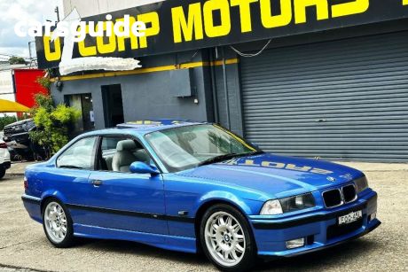 Blue 1996 BMW M3 Coupe