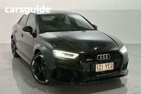 Black 2017 Audi RS3 Sedan Quattro