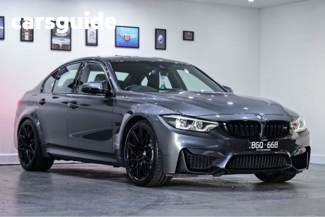Grey 2018 BMW M3 Sedan Competition