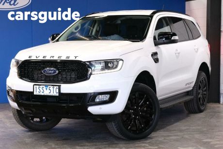 White 2021 Ford Everest Wagon Sport (4WD)