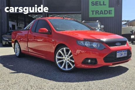 Red 2012 Ford Falcon Utility XR6 Limited Edition