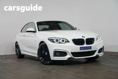 White 2018 BMW 230I Coupe M-Sport