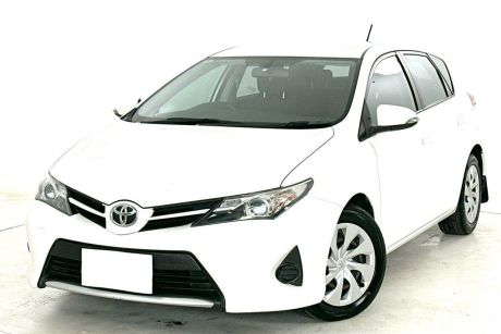 White 2015 Toyota Corolla Hatchback Ascent