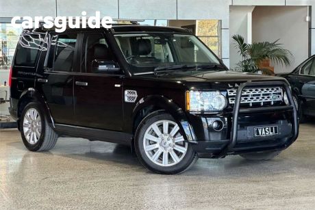 Black 2011 Land Rover Discovery 4 Wagon 3.0 SDV6 HSE