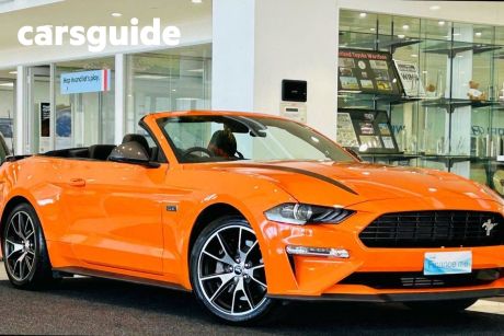 Orange 2020 Ford Mustang Convertible 2.3 Gtdi