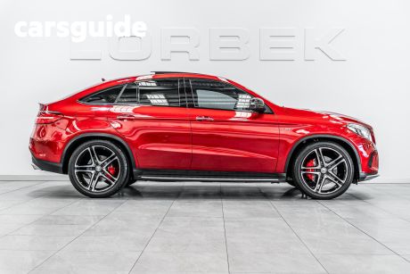 Red 2016 Mercedes-Benz GLE Coupe 450 AMG 4MATIC