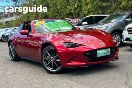 Red 2018 Mazda MX-5 Convertible Roadster GT