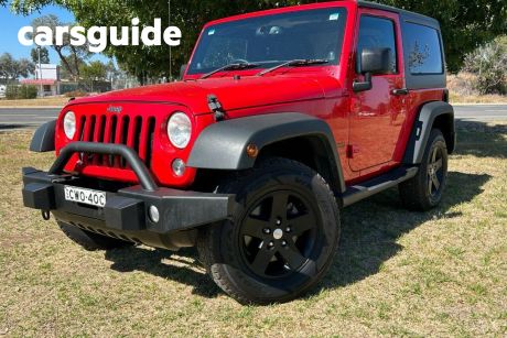Red 2014 Jeep Wrangler Softtop Sport (4X4)