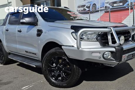 Silver 2018 Ford Ranger Double Cab Pick Up Wildtrak 2.0 (4X4)