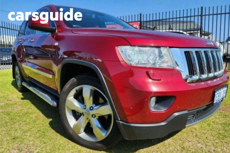 Red 2012 Jeep Grand Cherokee Wagon Limited (4X4)