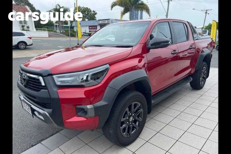 Red 2022 Toyota Hilux Double Cab Pick Up Rogue (4X4)