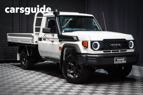 White 2024 Toyota Landcruiser 70 Series Cab Chassis LC79 GX