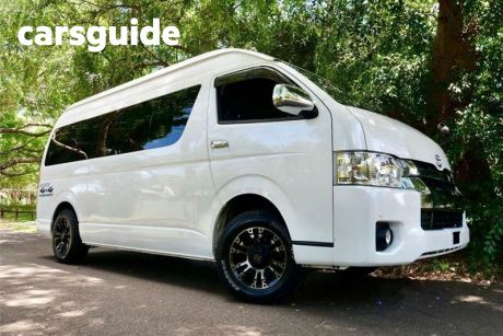 White 2018 Toyota HiAce Commercial GRAND CABIN 4WD