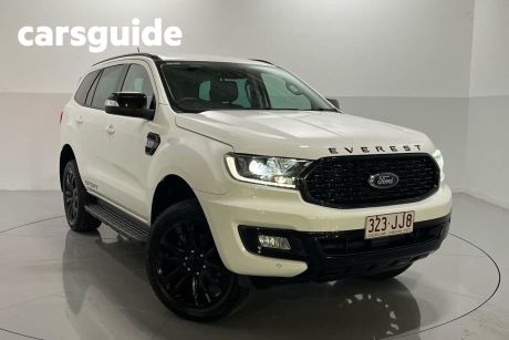 White 2019 Ford Everest Wagon Sport (4WD 7 Seat)