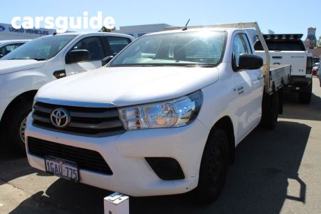 White 2015 Toyota Hilux Cab Chassis SR