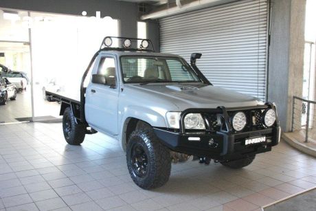 Grey 2009 Nissan Patrol Coil Cab Chassis DX (4X4)