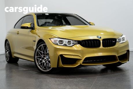 Yellow 2016 BMW M4 Coupe Competition