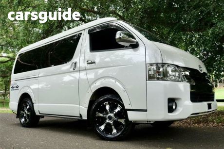 White 2018 Toyota HiAce Commercial WIDEBODY S-GL 4WD