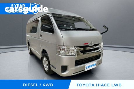 Silver 2018 Toyota HiAce Commercial