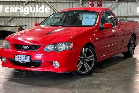 Red 2004 Ford Falcon Utility XR8