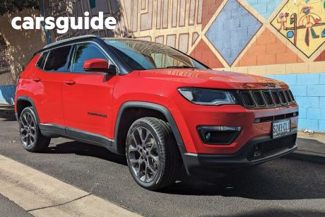 Red 2020 Jeep Compass Wagon S-Limited (awd)