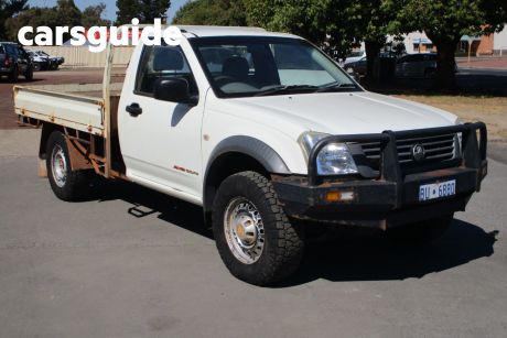 White 2006 Holden Rodeo Cab Chassis DX (4X4)