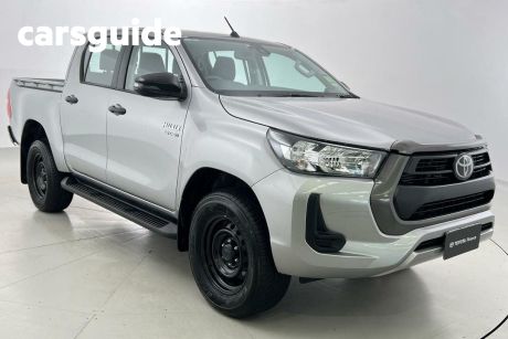 Silver 2021 Toyota Hilux Double Cab Pick Up SR HI-Rider