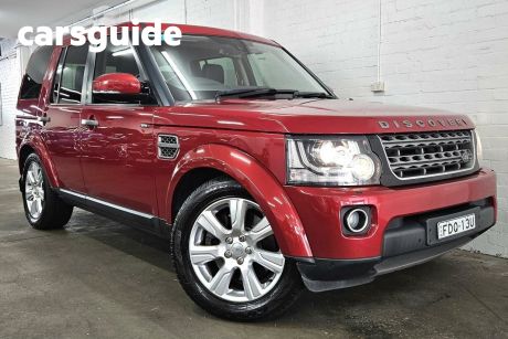 Red 2014 Land Rover Discovery 4 Wagon 3.0 SDV6 SE
