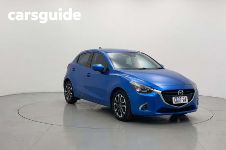 Blue 2017 Mazda 2 Hatchback Genki