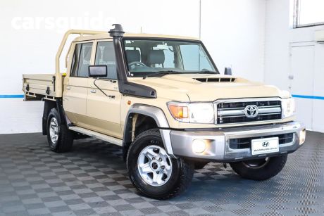 Gold 2022 Toyota Landcruiser 70 Series Double Cab Chassis LC79 GXL