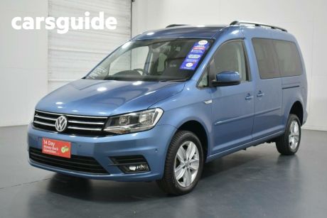 Blue 2018 Volkswagen Caddy Wagon Maxi Comfortline TSI220