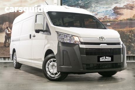 White 2023 Toyota HiAce Commercial High Roof Super LWB