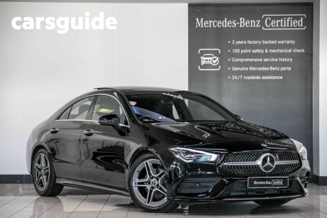 Black 2022 Mercedes-Benz CLA Coupe 200