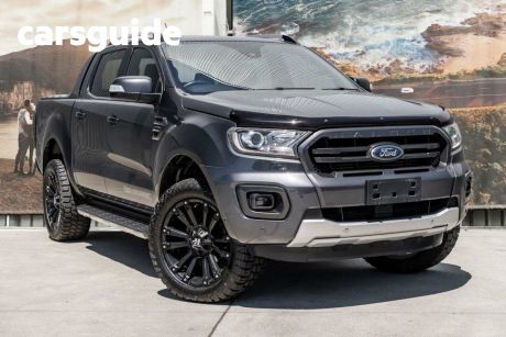 Grey 2019 Ford Ranger Double Cab Pick Up Wildtrak 2.0 (4X4)