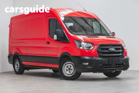 Red 2019 Ford Transit Commercial 350L