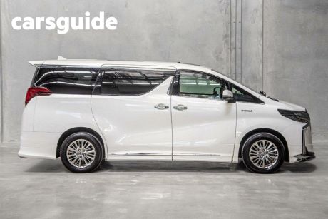 White 2020 Toyota Alphard Wagon SR (Hybrid)