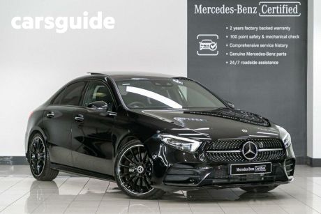 Black 2022 Mercedes-Benz A250 Sedan 4Matic