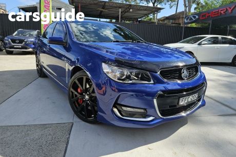 Blue 2016 Holden Commodore Sedan SS-V Redline