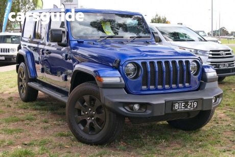 Blue 2020 Jeep Wrangler Unlimited Hardtop Overland (4X4)