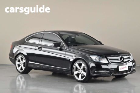 Black 2012 Mercedes-Benz C250 Coupe BE