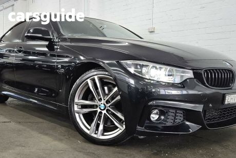 Black 2020 BMW 430I Coupe Gran Coupe M Sport