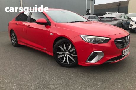 Red 2018 Holden Commodore Liftback RS