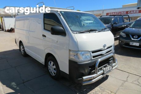 White 2010 Toyota HiAce Commercial