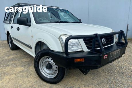 White 2003 Holden Rodeo Crew Cab Pickup LX