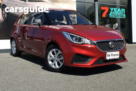 Red 2020 MG MG3 Auto Hatchback Core