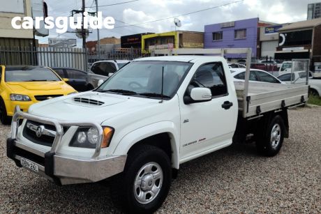 White 2011 Holden Colorado Cab Chassis LX (4X4)