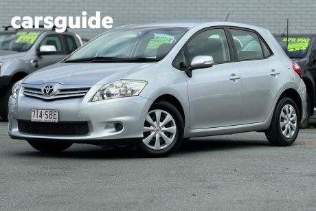 Silver 2010 Toyota Corolla Hatchback Ascent