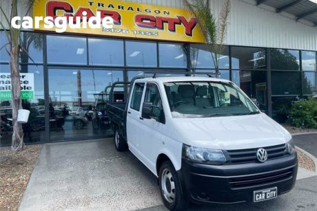 White 2011 Volkswagen Transporter Dual Cab Chassis TDI 400 LWB