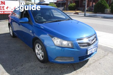 Blue 2010 Holden Cruze Sedan CD
